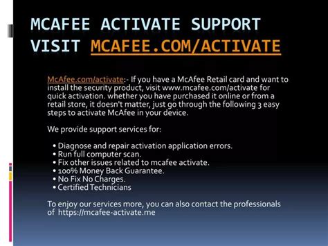 How to redeem your McAfee Activate software retail card.